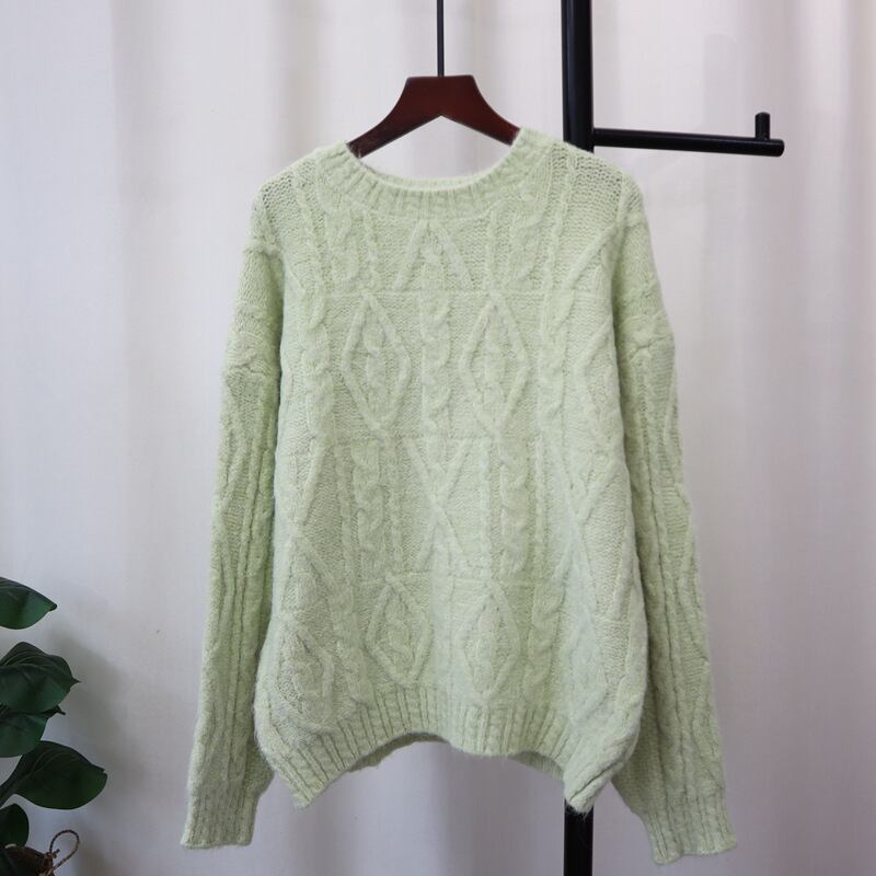 【tops】クルーネックニットセーター　M27746