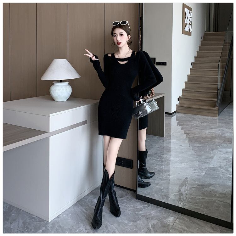 【dress】ニットワンピース　M27877