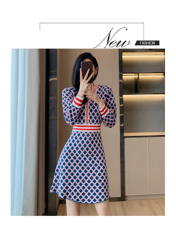 【dress】ニットワンピース　M25522