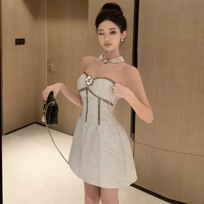 【dress】ベアトップワンピース　M24318