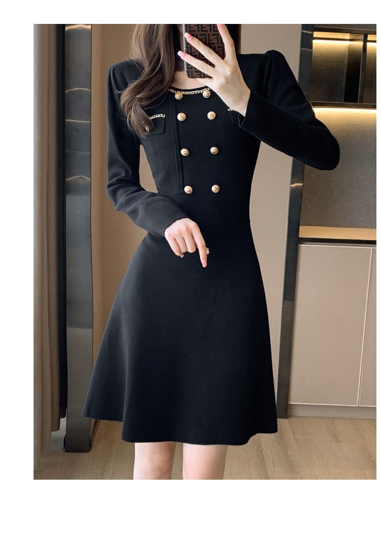 【dress】ニットワンピース　M25486