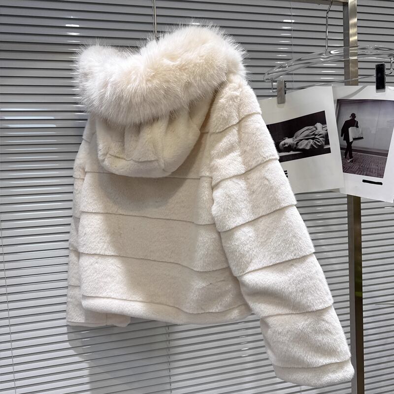 【outer】ファーコート Q7345