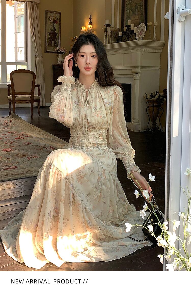 【dress】花柄ワンピース　M29733