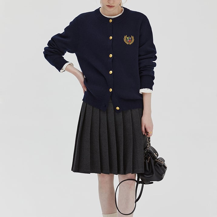 【outer】キャンパスニットカーデ　M27227