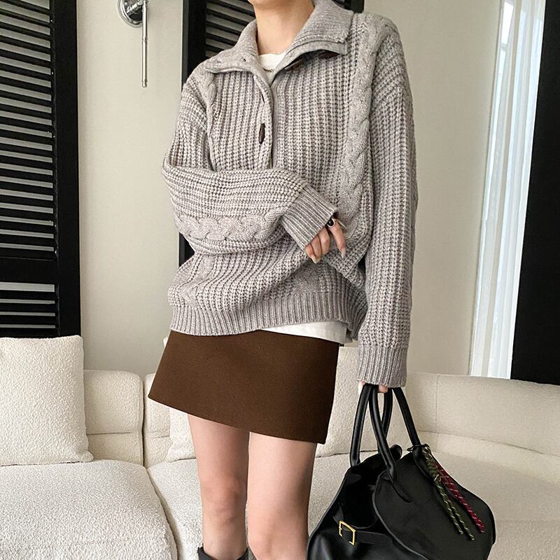 【tops】2wayニットトップス Q7484
