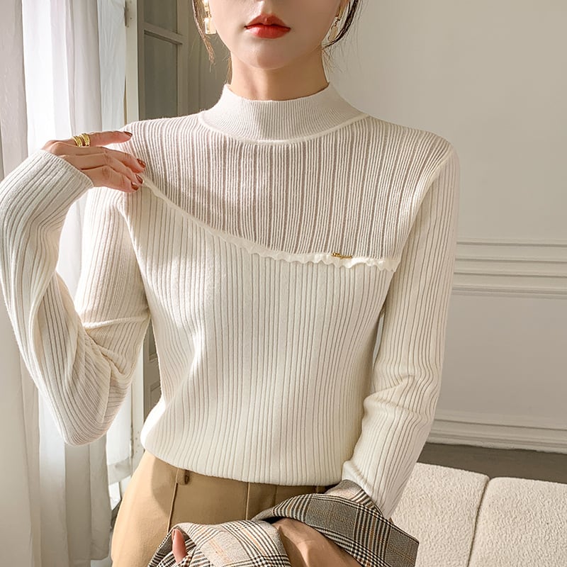 【tops】ニットトップス　M27729