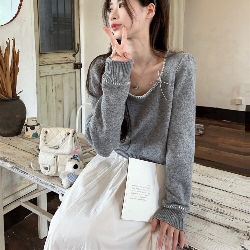 【tops】ニットセーター　M29001
