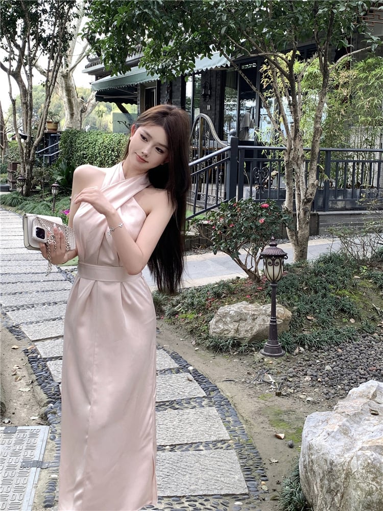 【dress】Aラインキャミワンピース G21084