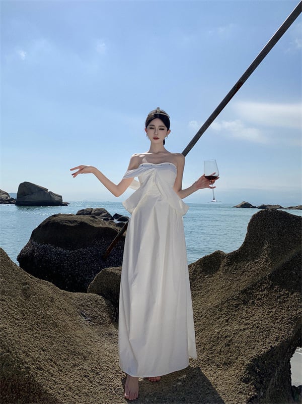 【dress】ベアトップワンピース　M24506
