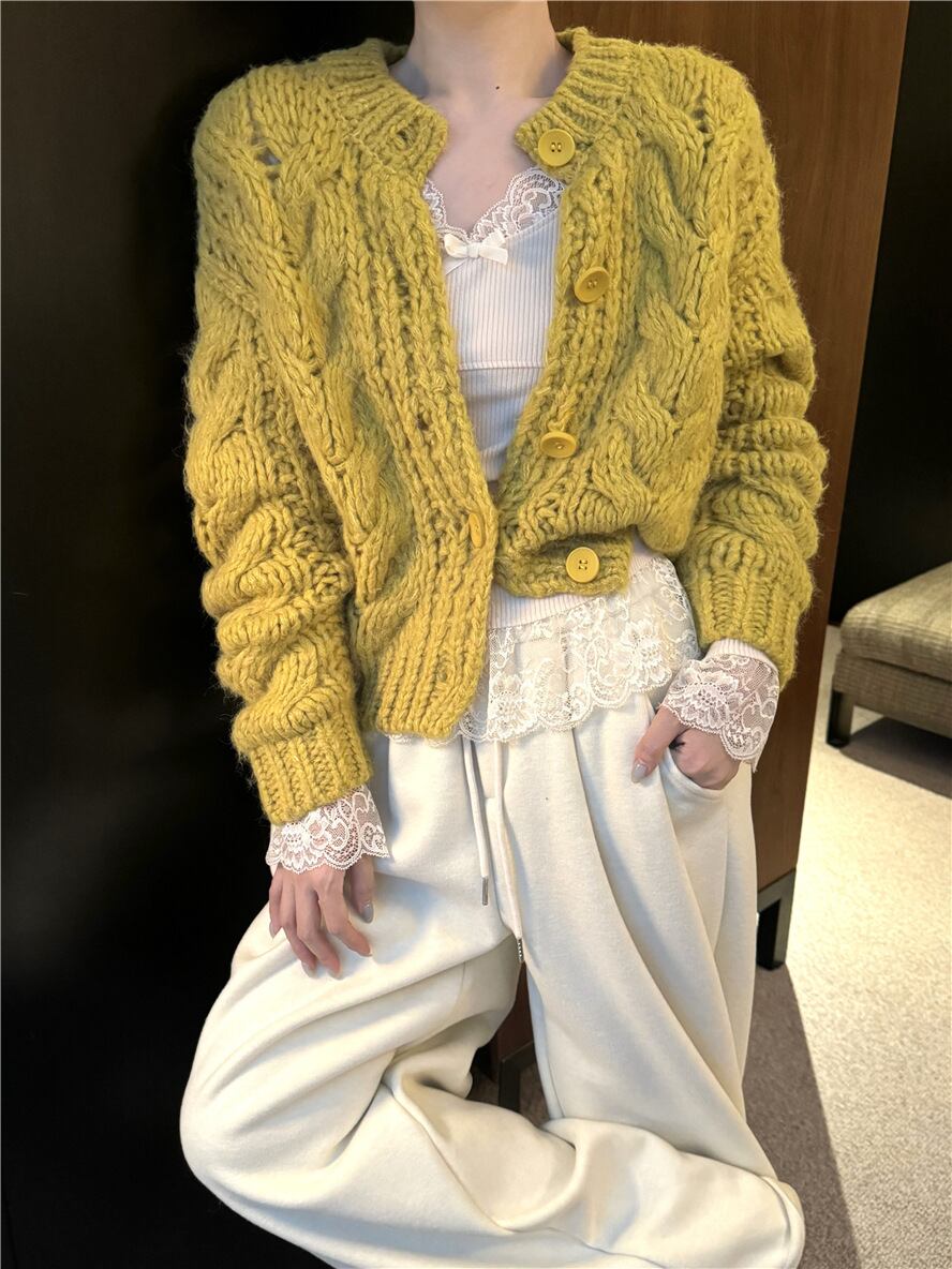 【outer】ニットカーデ　M27952