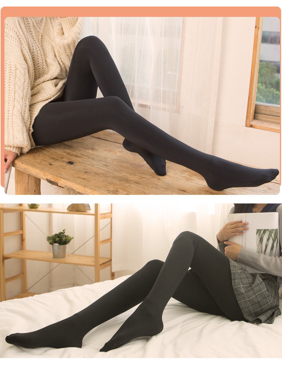 【bottoms】今季トレンド大人気 おしゃれ秋冬新作レディース暖かい裏起毛タイツ無地スキニー保温防寒ズボン美脚レギンスF1271