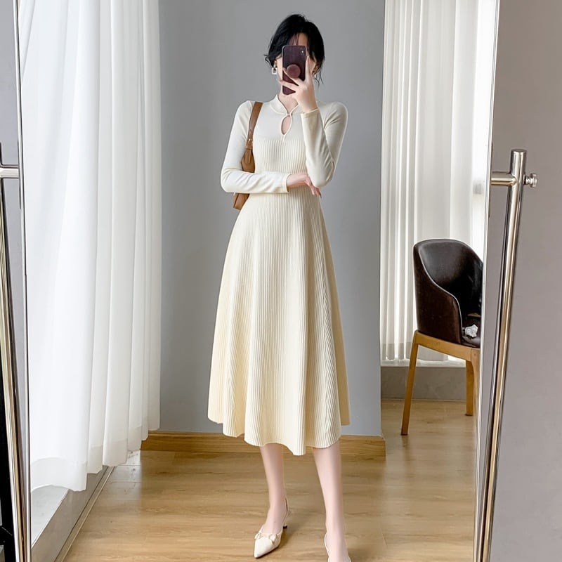 【dress】ニットワンピース　M26176