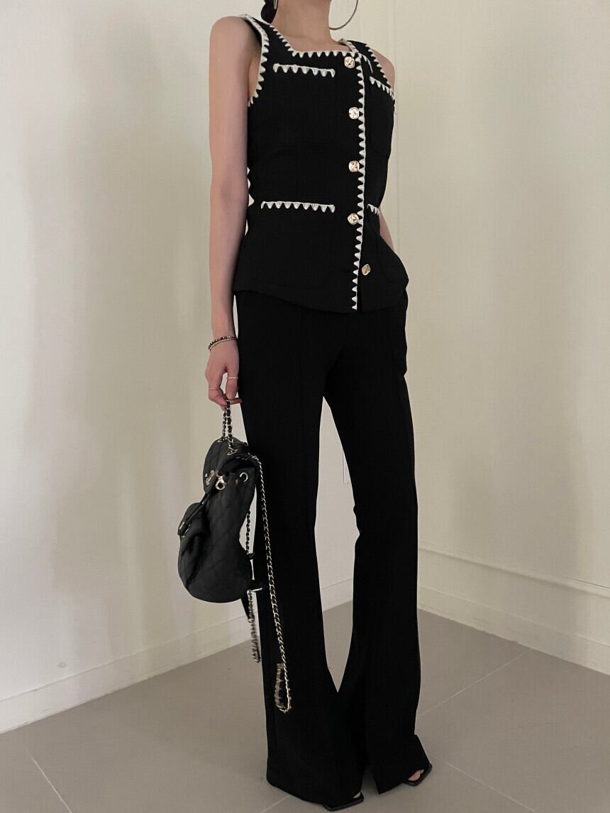 【tops】韓流スタイル ノースリーブ体型カバー キャミソールG15815