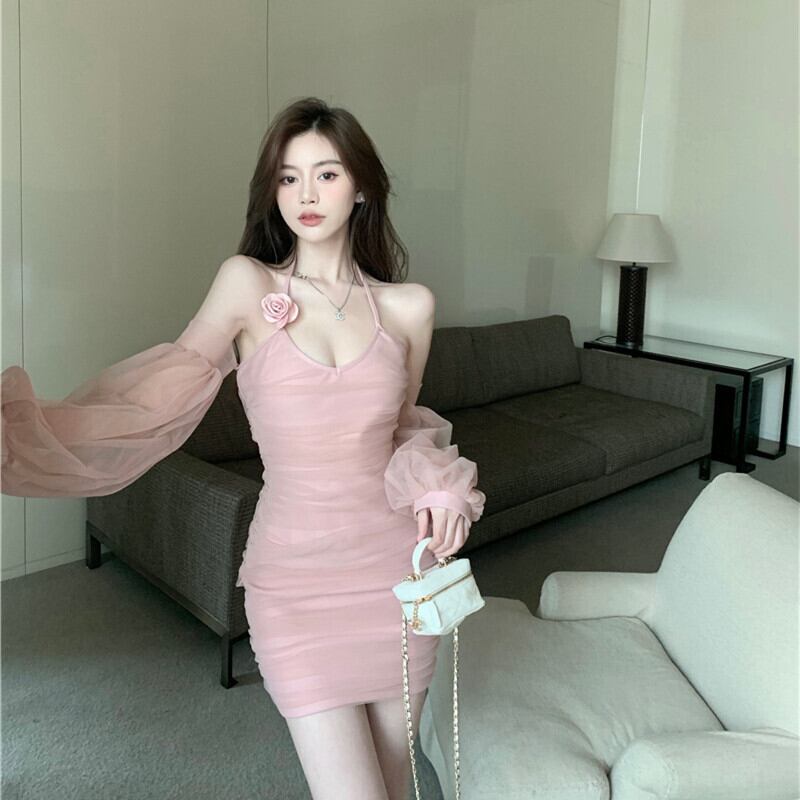 【dress】ホルターネックワンピース　M28527
