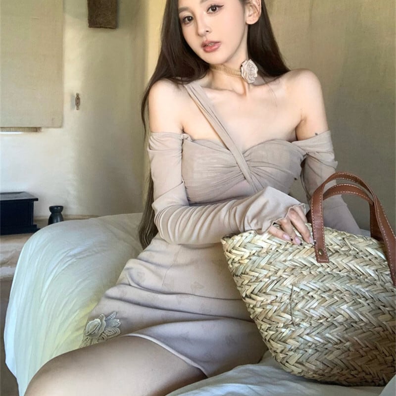 【dress】ベアトップワンピース　M28117