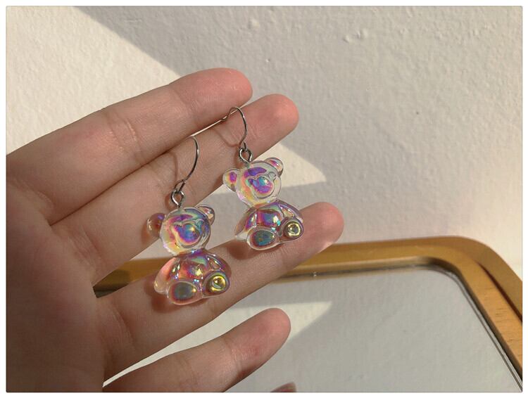 【小物】お手頃価格  ピアスシンプルスウィートキュートくまちゃん