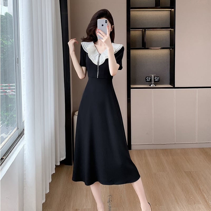 【dress】フリルデートワンピース　M24563
