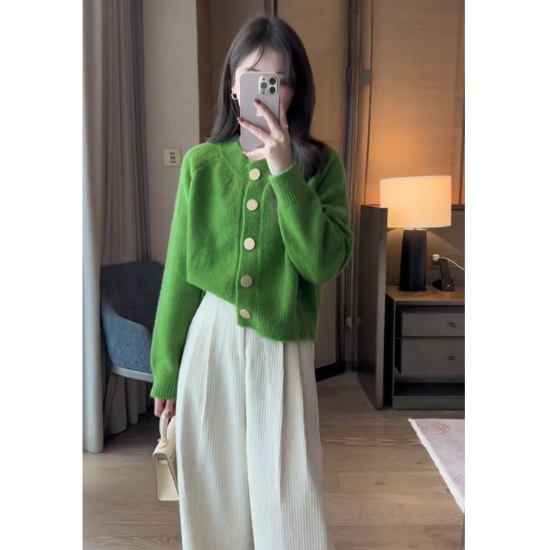 【outer】ニットカーデ　M25678