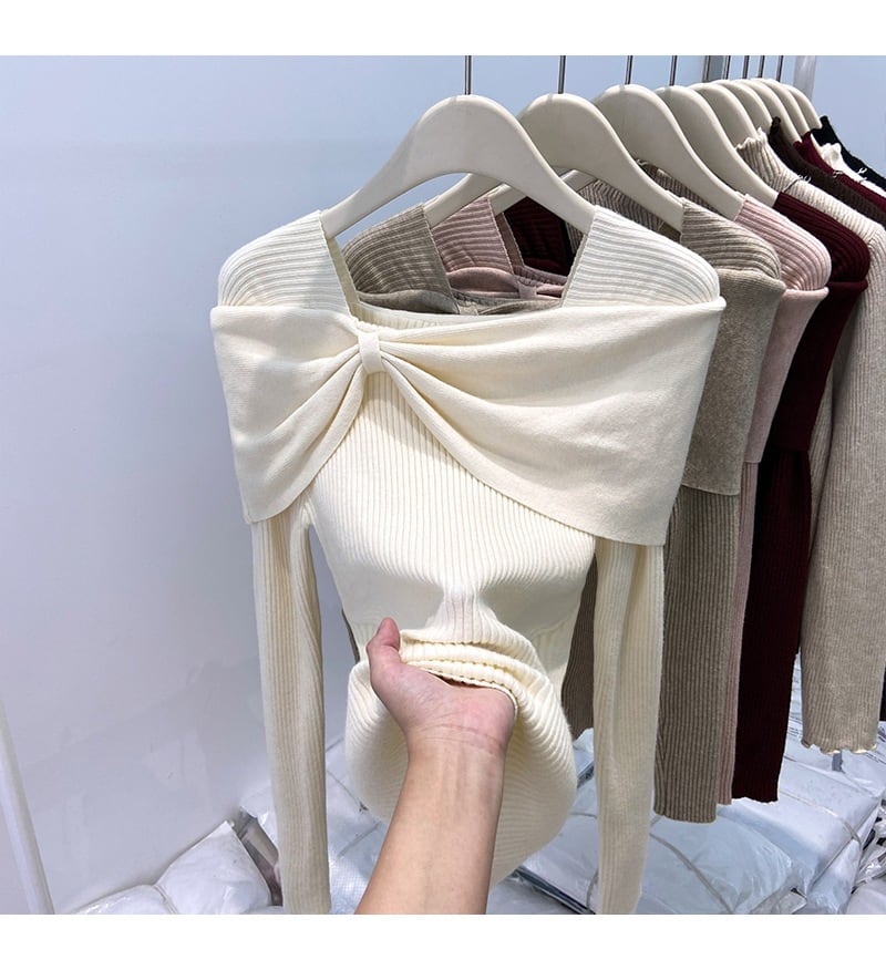 【tops】ニットトップス　M27565