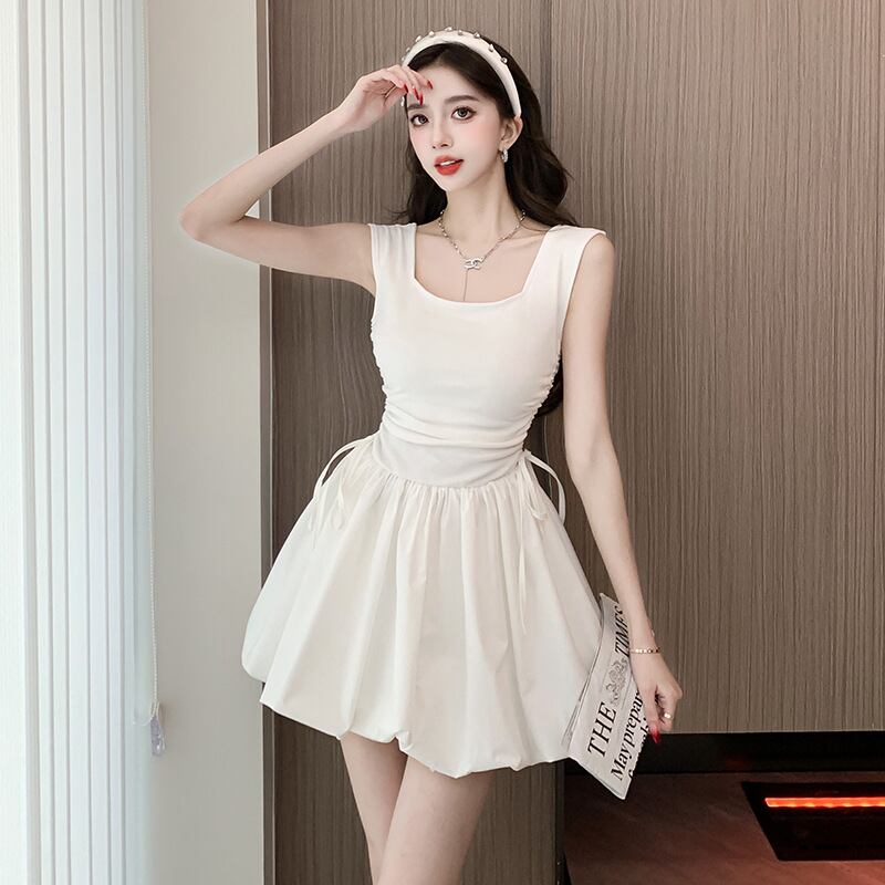 【dress】スクエアネックキャミワンピース G20497