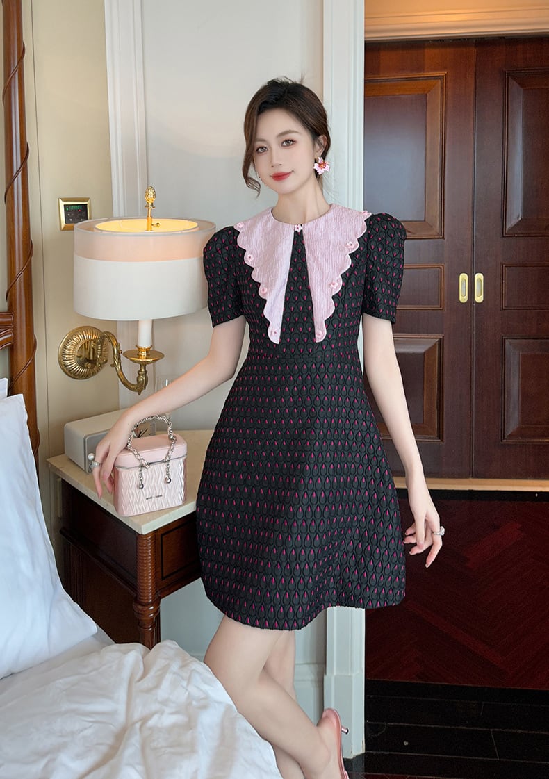 【dress】ドールカラーワンピース　M25070