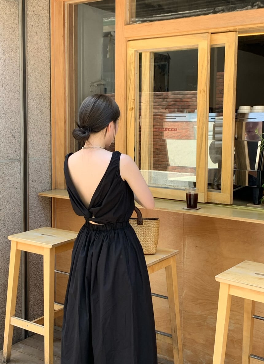 【dress】バックレスワンピース　M25066