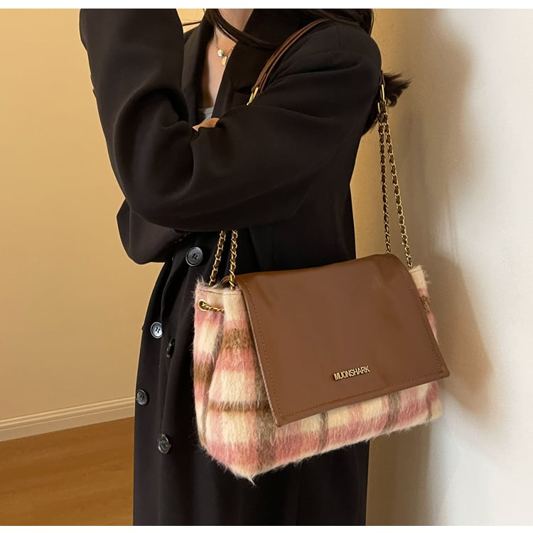 【小物】大容量ジッパーショルダーバッグG20148