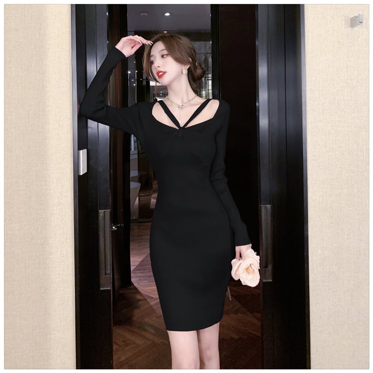 【dress】ニットワンピース　M27466