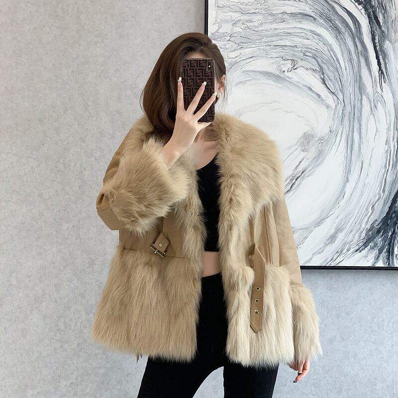 【outer】ファードッキングPUコート　M27198