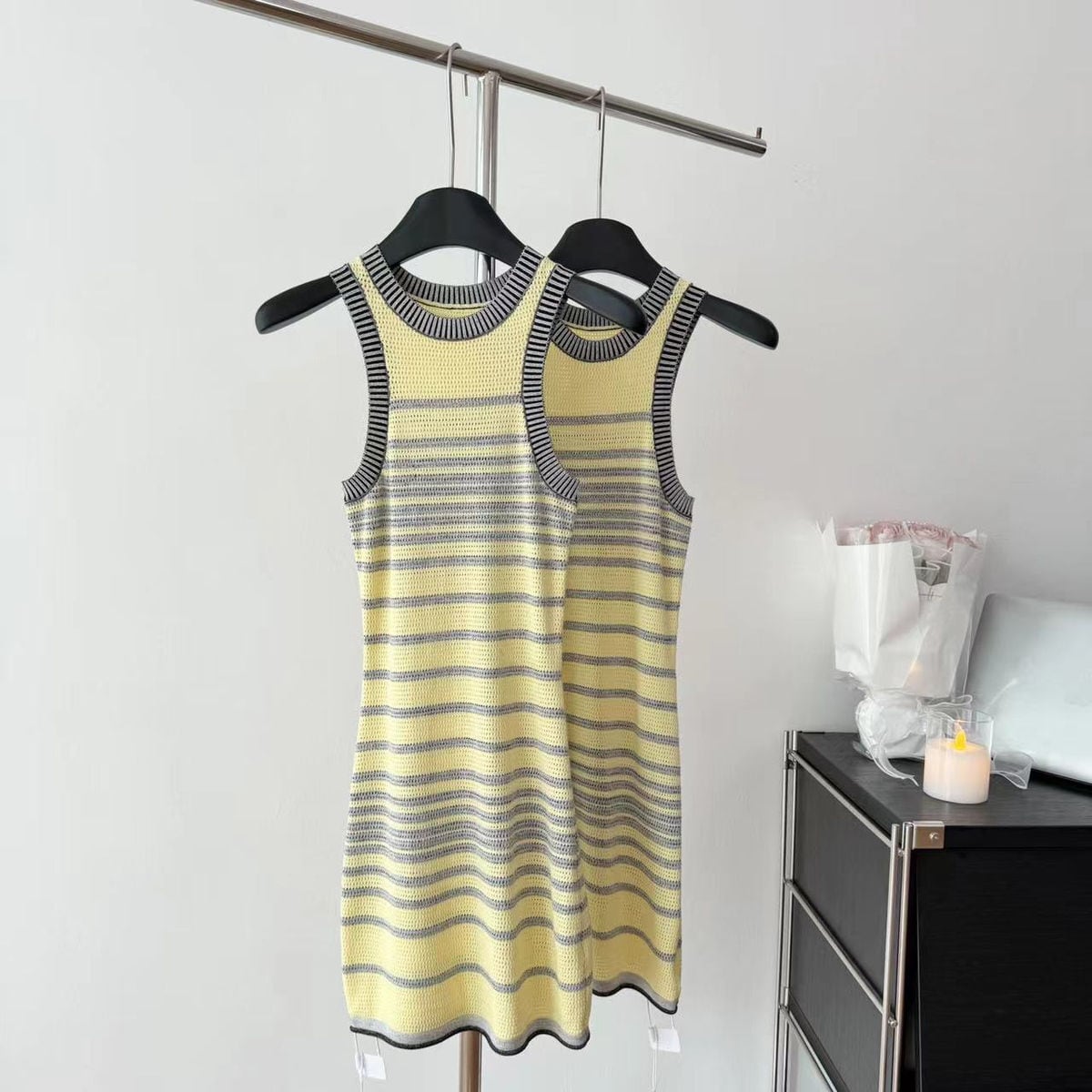 【dress】ニットベストワンピース　M24471