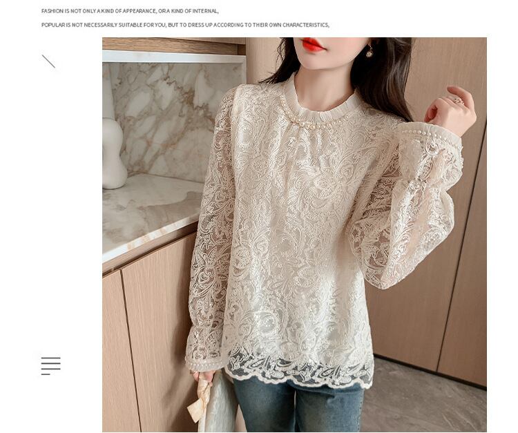 【tops】レースシャツトップス　M28803