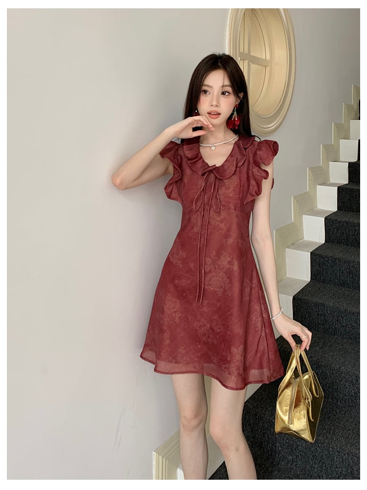 【dress】フリルワンピース　M24718