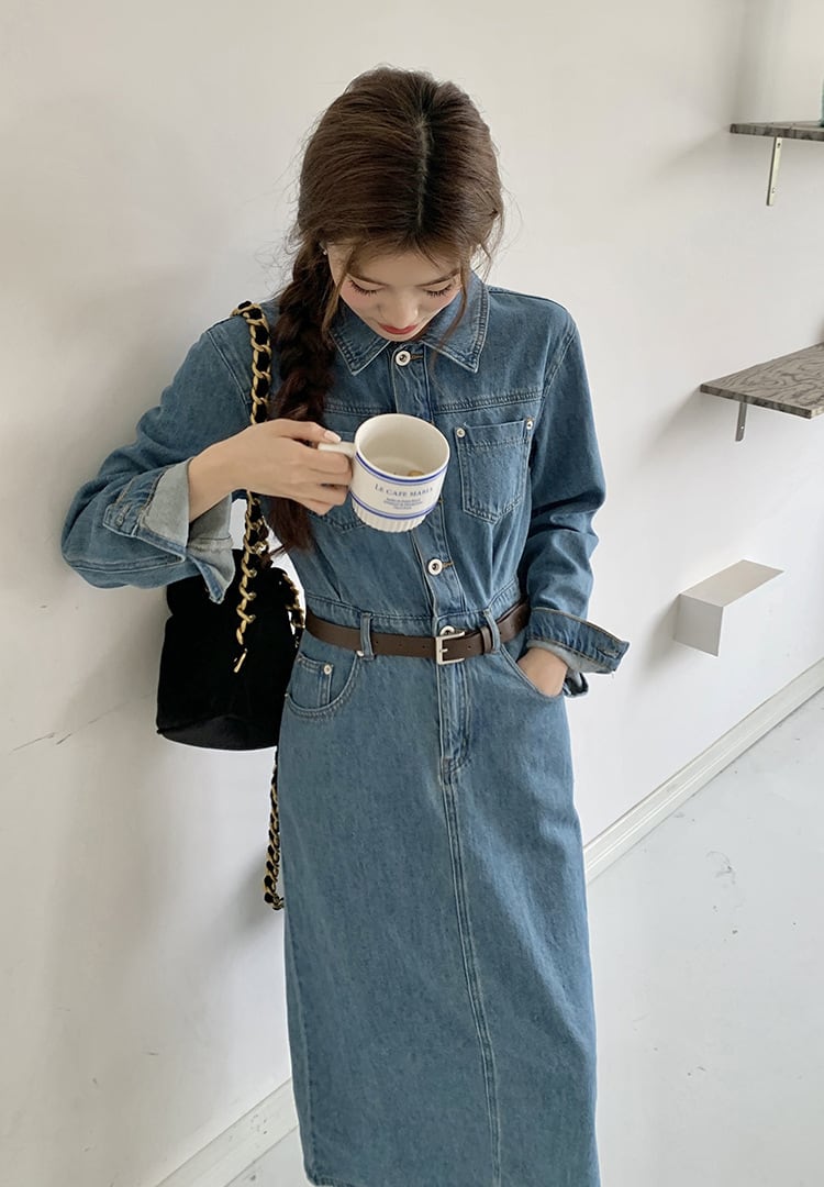 【dress】デニムワンピース　M25503