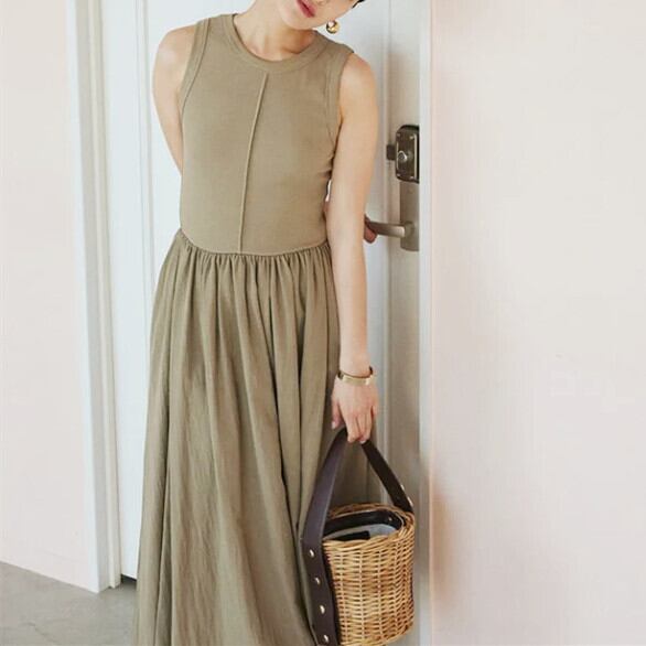 【dress】ノースリーブワンピース　M29754