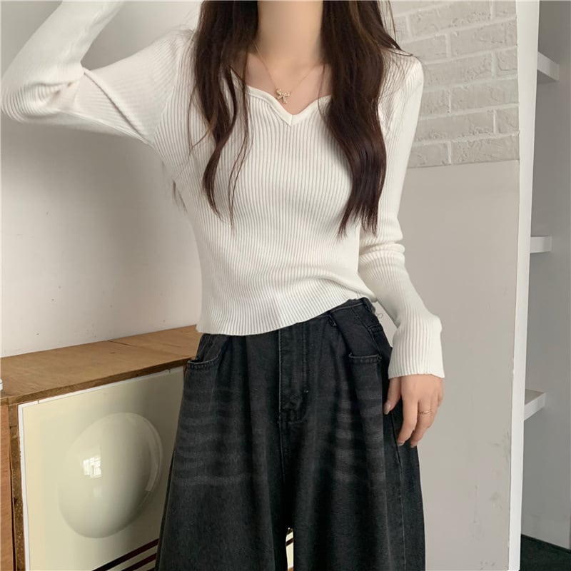 【tops】ニットトップス　M28069
