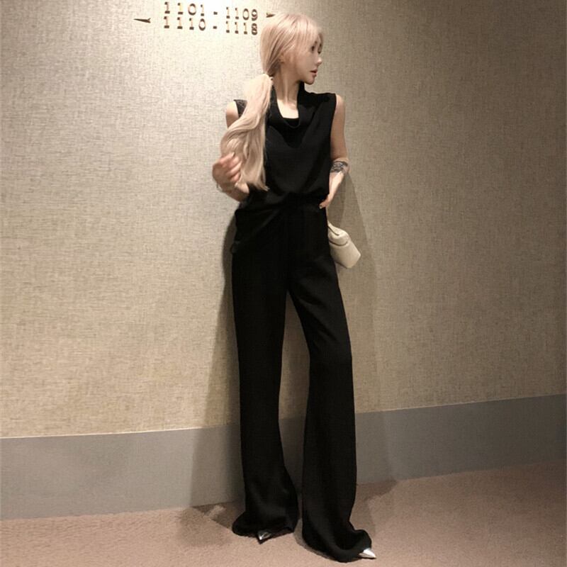 【set】ノースリーブトップス×パンツセット　M29977