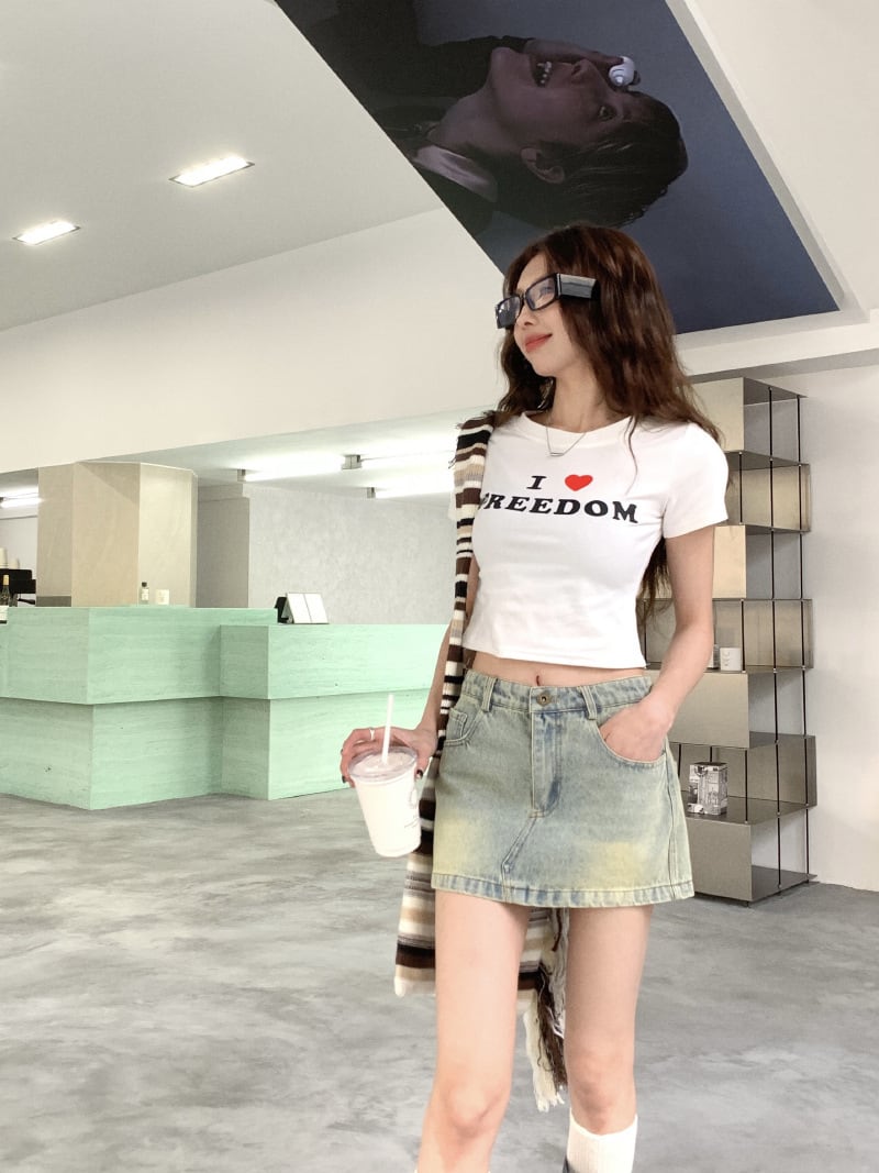 【bottoms】デニムスカートG20422