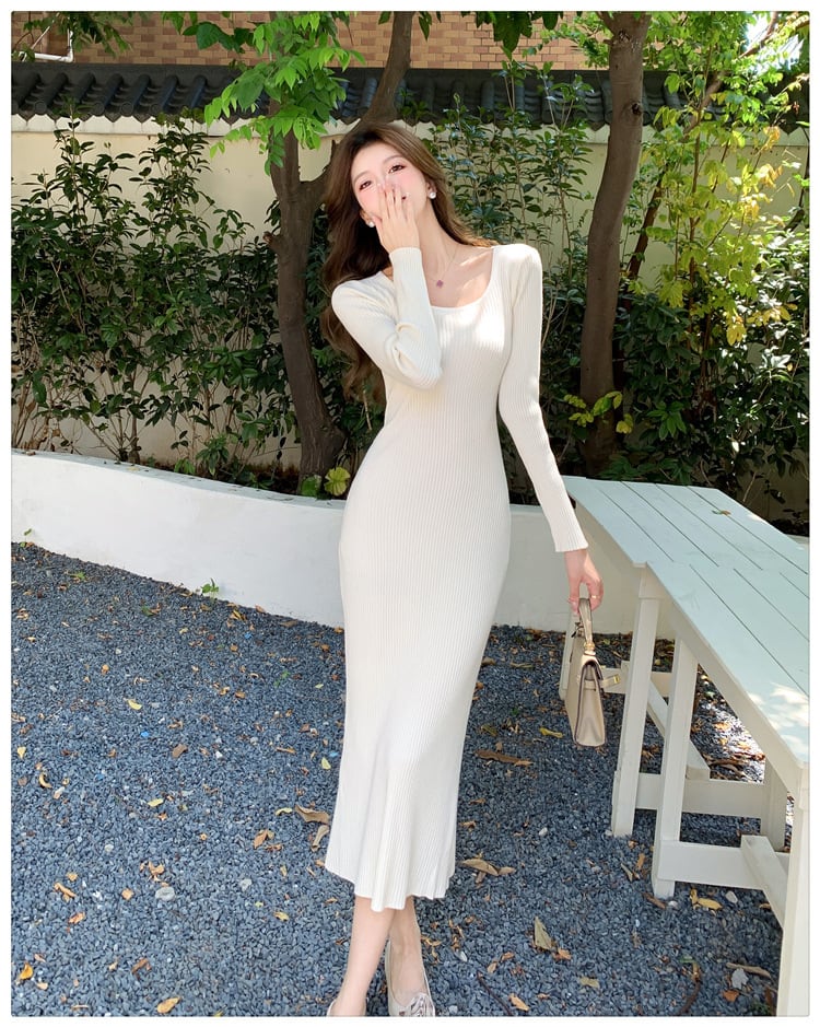 【dress】ニットワンピース　M25332