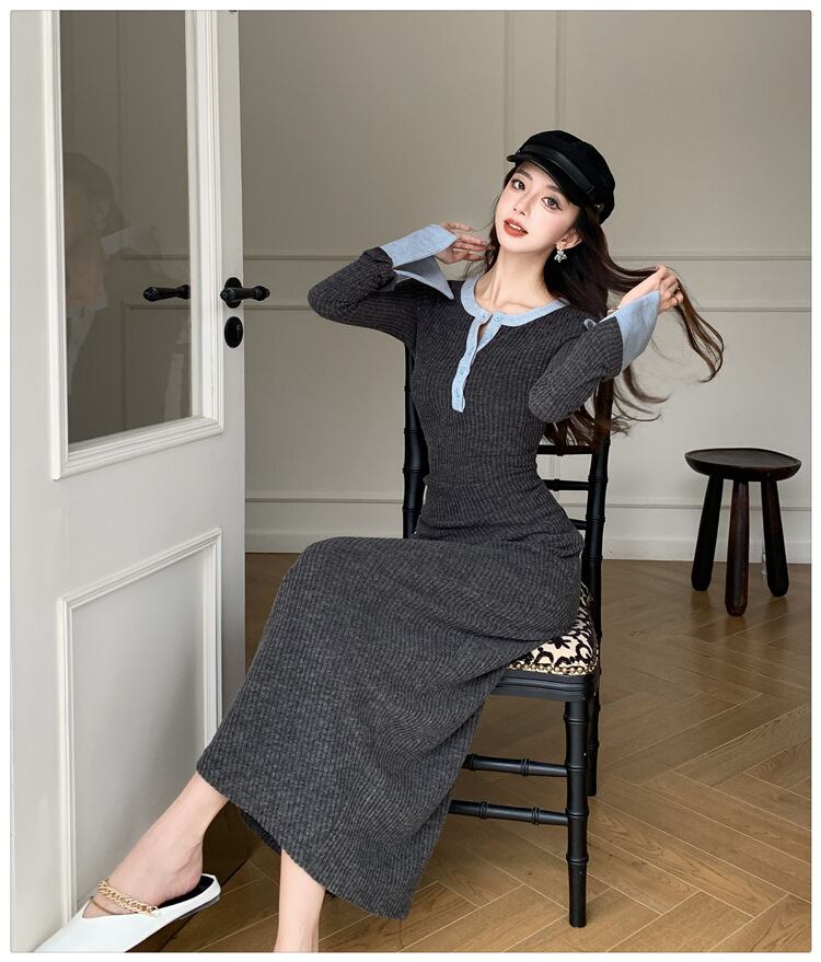 【dress】ニットワンピース　M27525