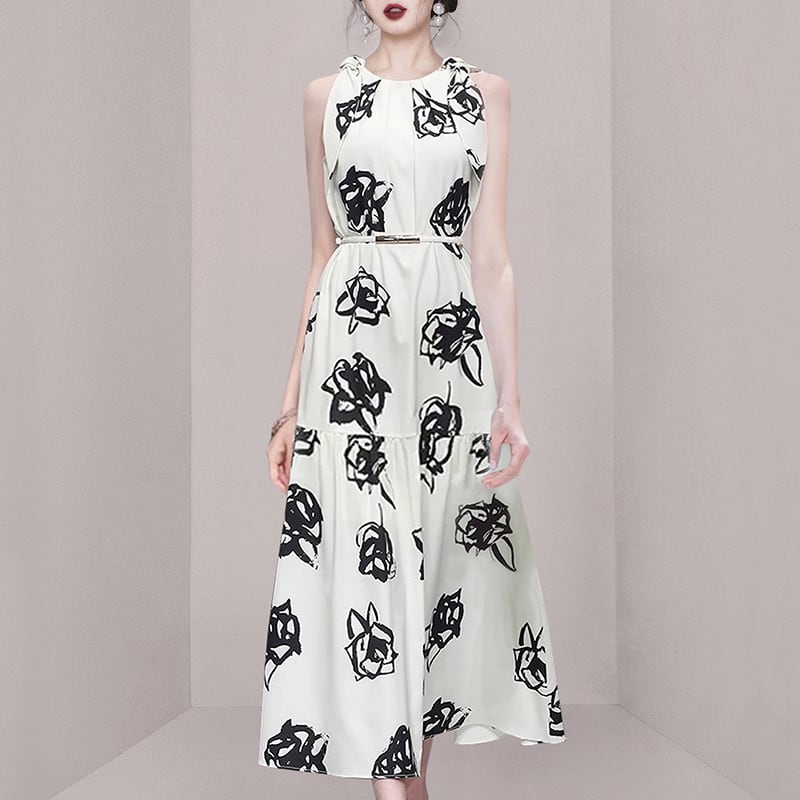 【dress】ノースリーブワンピース　M24357