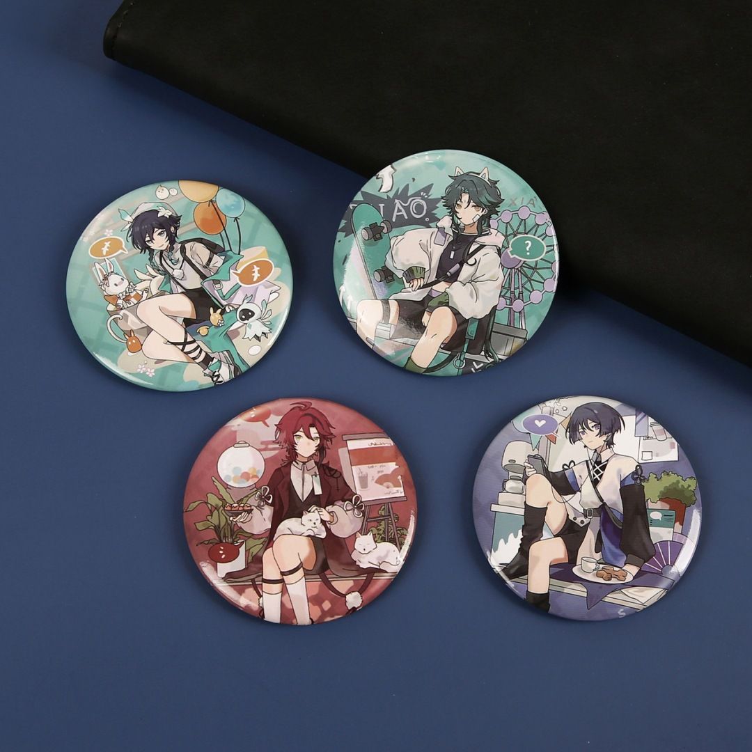 【GOODS】原神 遊園地 缶バッジ Q2187