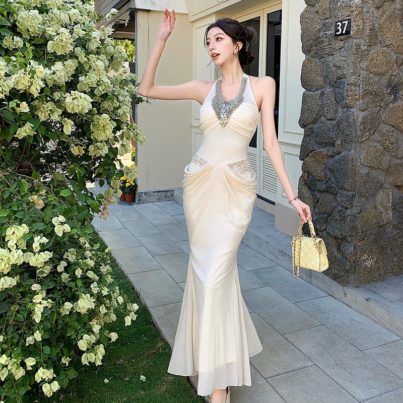 【dress】ホルターネックワンピース　M29727