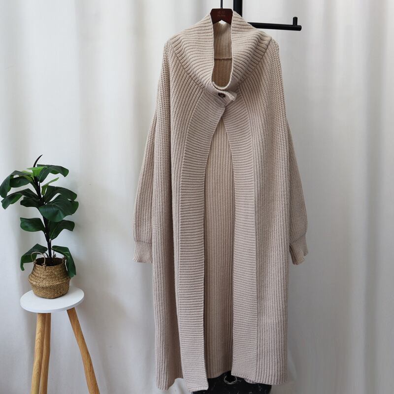 【outer】ロング丈ニットカーデ　M27043