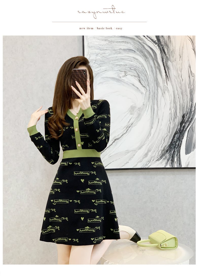 【dress】ニットワンピース　M25511