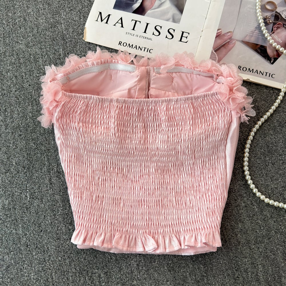 【tops】立体フラワーベアトップ　M23934