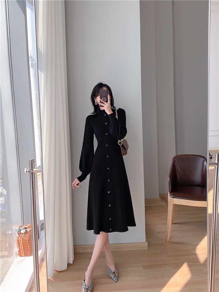 【dress】ニットワンピース　M25449