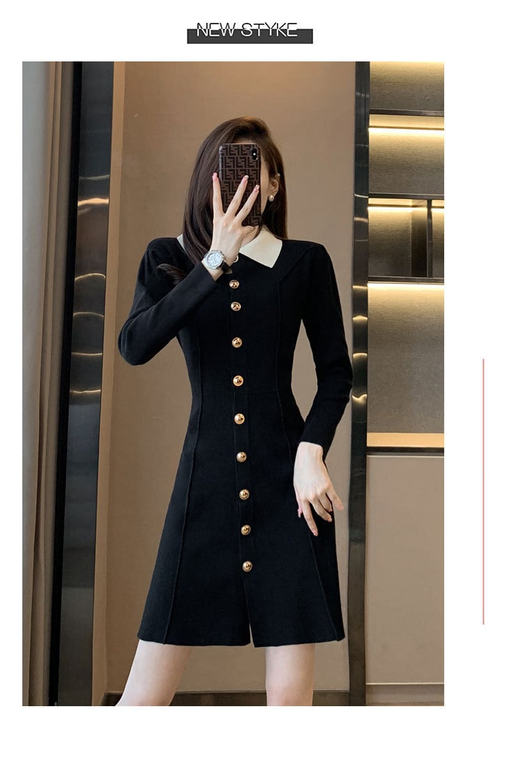 【dress】ニットワンピース　M25426