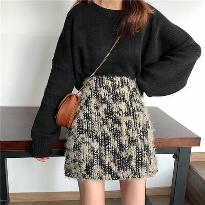 【bottoms】好感度UPファッションハイウエスト着痩せスカート