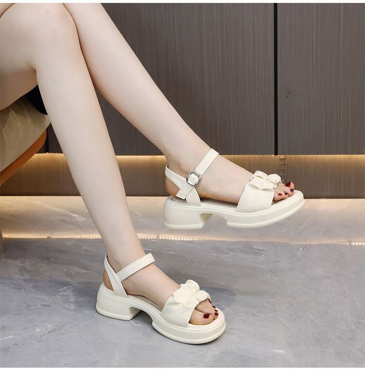 【Shoes】チャンキーヒールサンダル　M30233