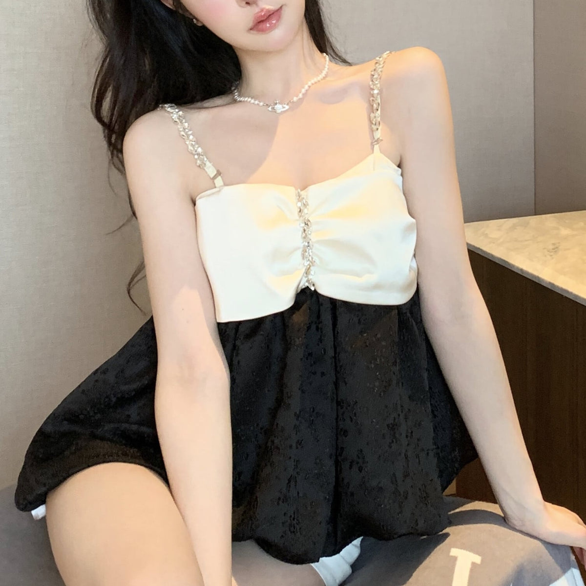 【tops】ドッキングキャミソール　M24638